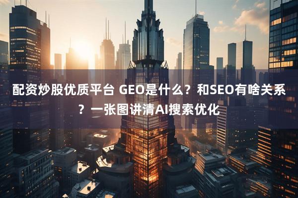 配资炒股优质平台 GEO是什么？和SEO有啥关系？一张图讲清AI搜索优化